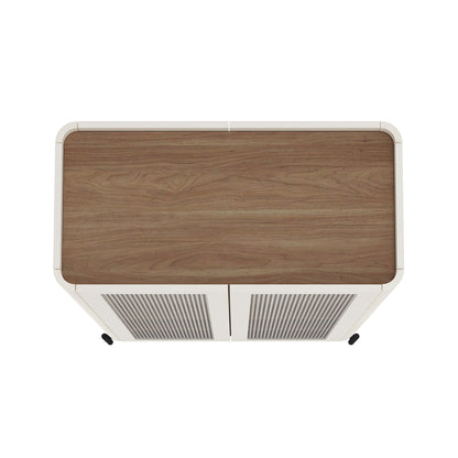 Manhattan Comfort Abbey Décor Cabinet - Set of 2