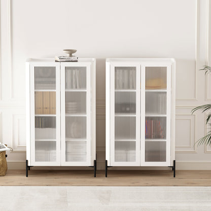 Manhattan Comfort Abbey Décor Cabinet - Set of 2