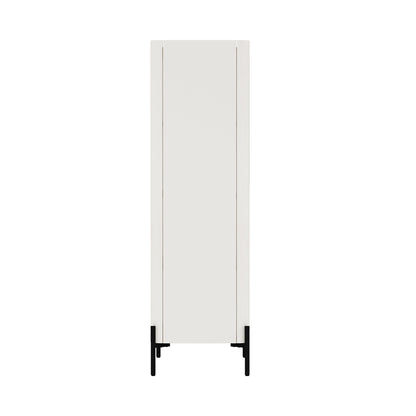 Manhattan Comfort 2-Piece Abbey Bookcase and Sideboard