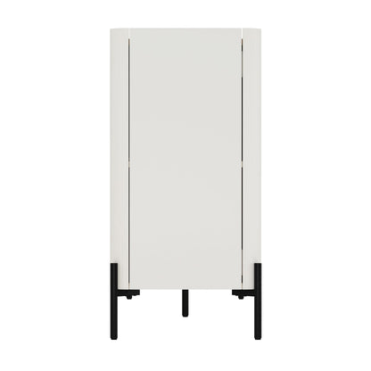 Manhattan Comfort 2-Piece Abbey Bookcase and Sideboard