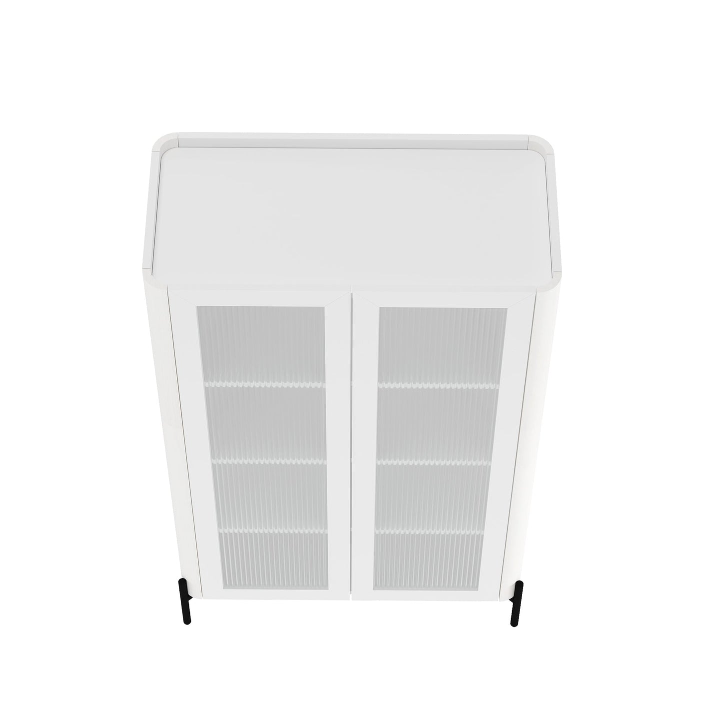 Manhattan Comfort 2-Piece Abbey Bookcase and Sideboard