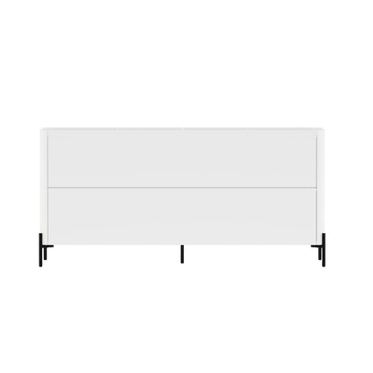 Manhattan Comfort 2-Piece Abbey Bookcase and Sideboard