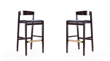 Manhattan Comfort Klismos Bar Stool - Set of 2