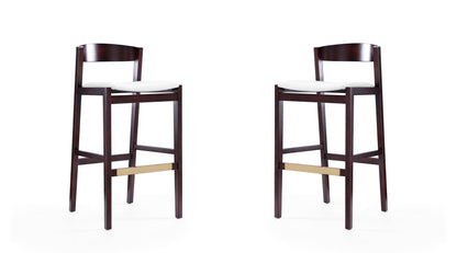 Manhattan Comfort Klismos Bar Stool - Set of 2