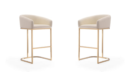 Manhattan Comfort Louvre Barstool - Set of 2