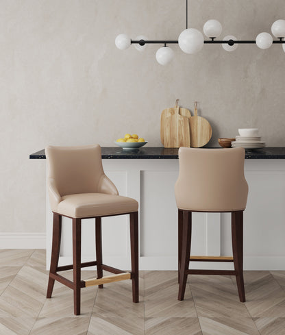 Manhattan Comfort Shubert Barstool - Set of 2