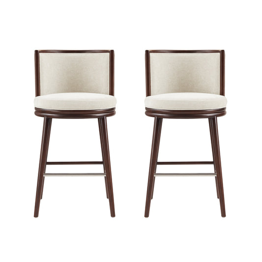 Manhattan Comfort Evalyn Barstool - Set of 2