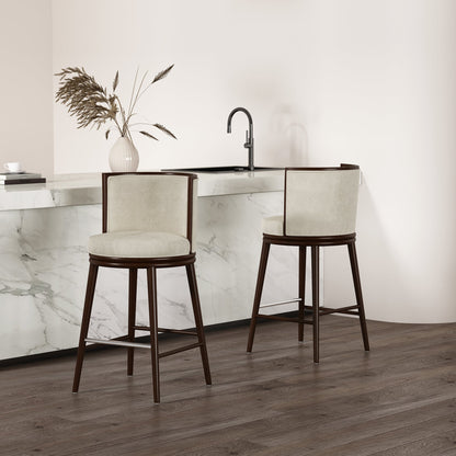 Manhattan Comfort Evalyn Barstool - Set of 2