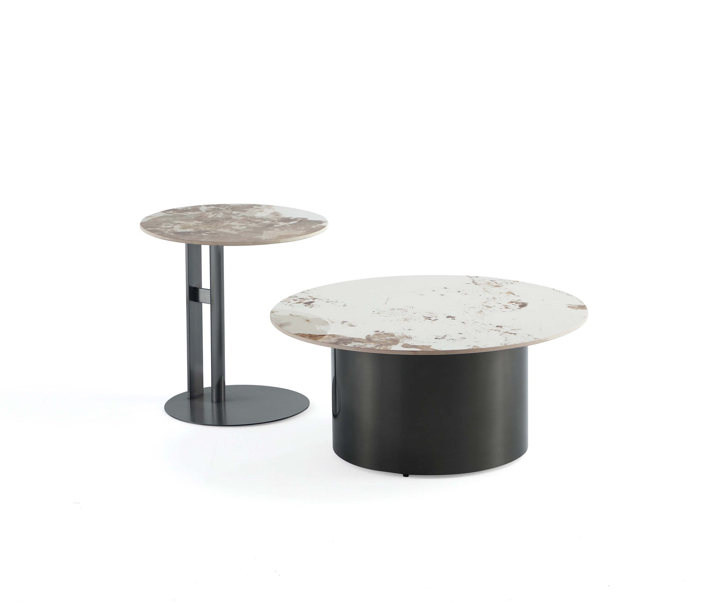 Manhattan Comfort 2-Piece Alondra Coffee and End Table