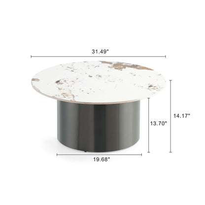 Manhattan Comfort 2-Piece Alondra Coffee and End Table
