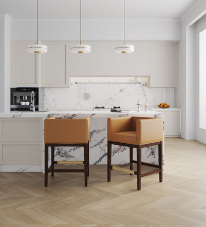 Manhattan Comfort Kingsley Counter Stool  - Set of 2