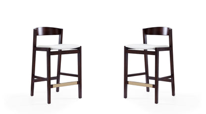 Manhattan Comfort Klismos Counter Stool  - Set of 2