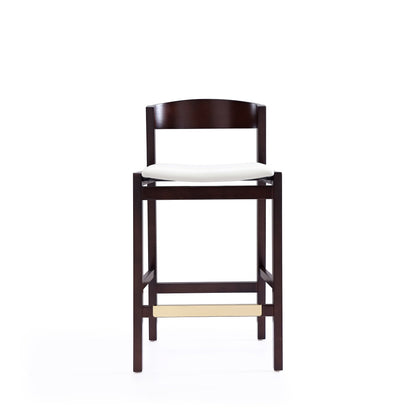 Manhattan Comfort Klismos Counter Stool  - Set of 2