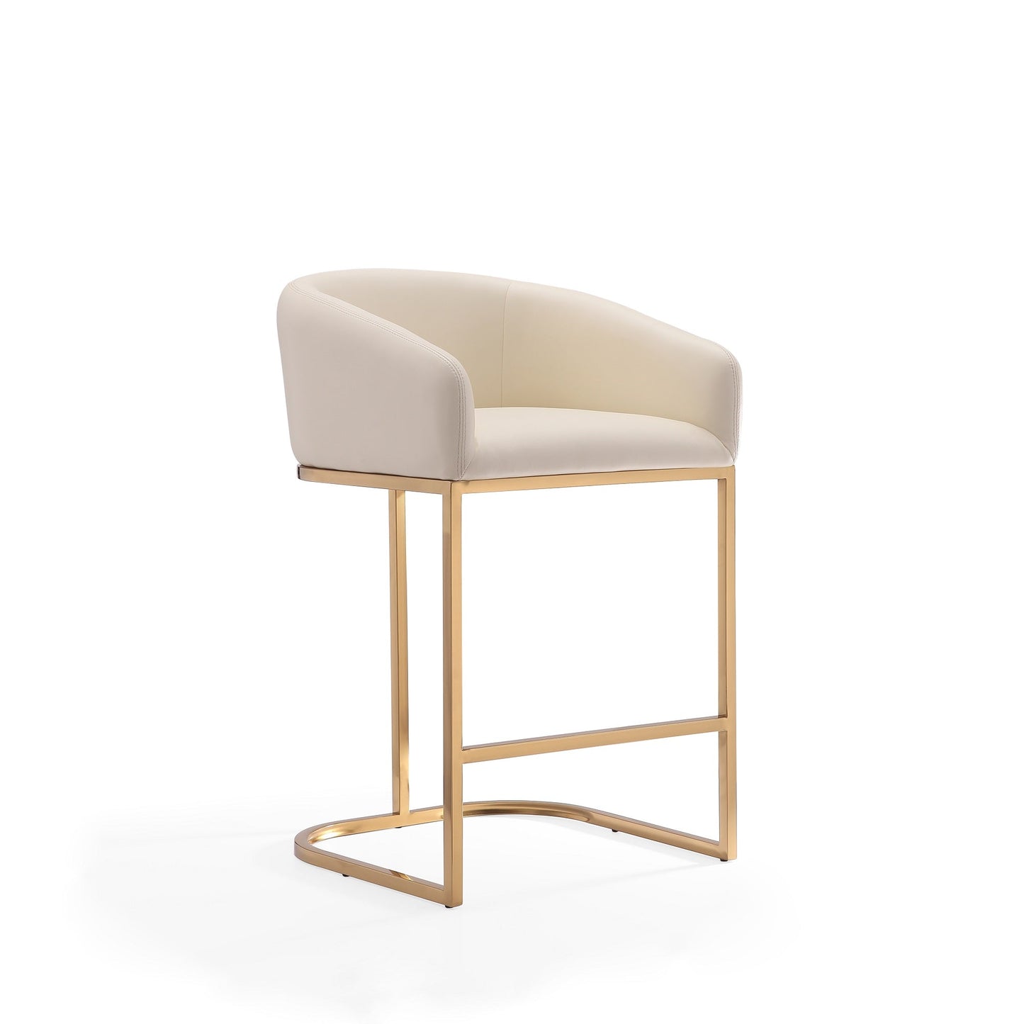 Manhattan Comfort Louvre Counter Stool  - Set of 2