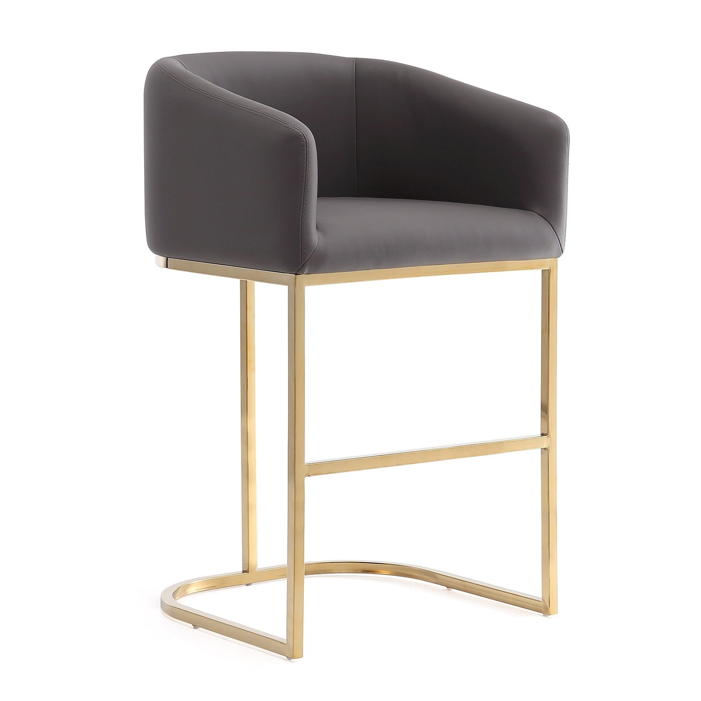 Manhattan Comfort Louvre Counter Stool  - Set of 2