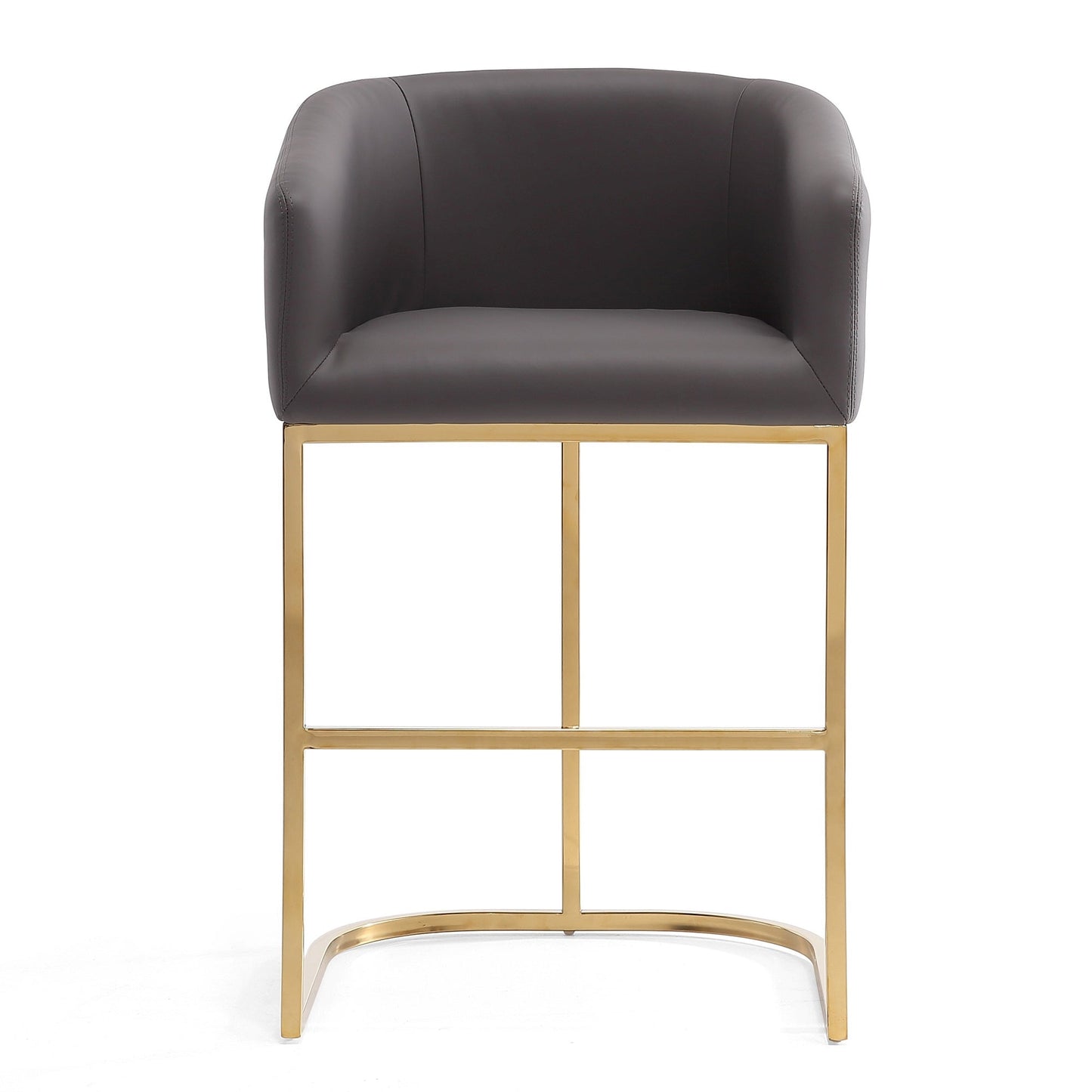 Manhattan Comfort Louvre Counter Stool  - Set of 2