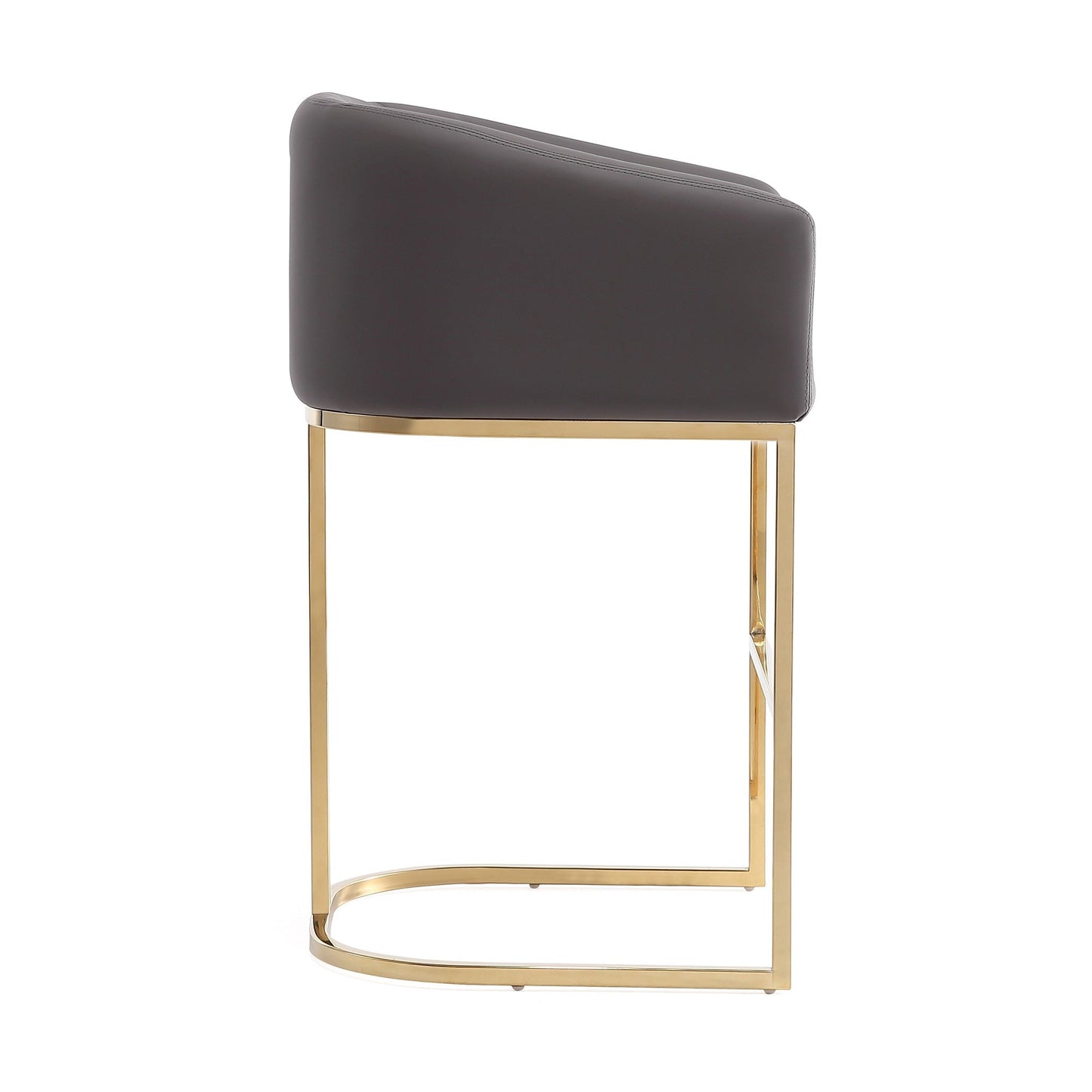 Manhattan Comfort Louvre Counter Stool  - Set of 2