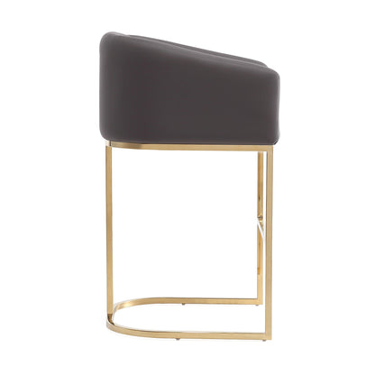 Manhattan Comfort Louvre Counter Stool  - Set of 2