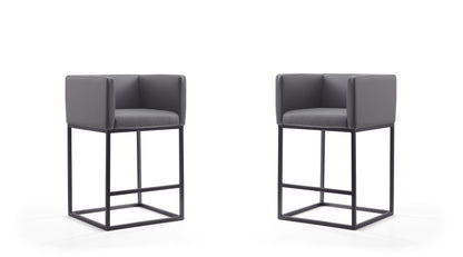 Manhattan Comfort Embassy Counter Stool  - Set of 2
