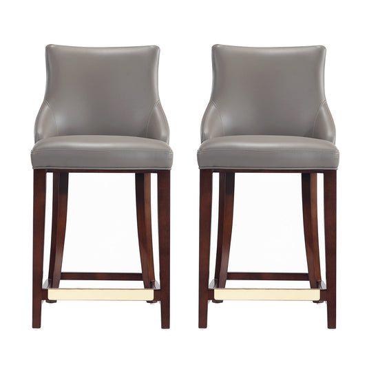 Manhattan Comfort Shubert Counter Stool  - Set of 2