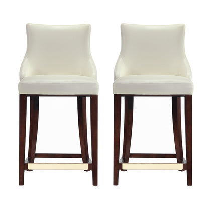 Manhattan Comfort Shubert Counter Stool  - Set of 2