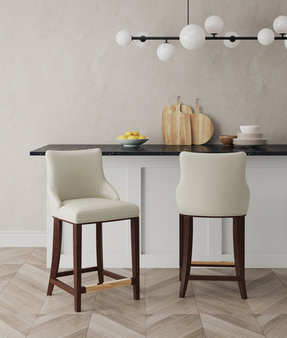 Manhattan Comfort Shubert Counter Stool  - Set of 2