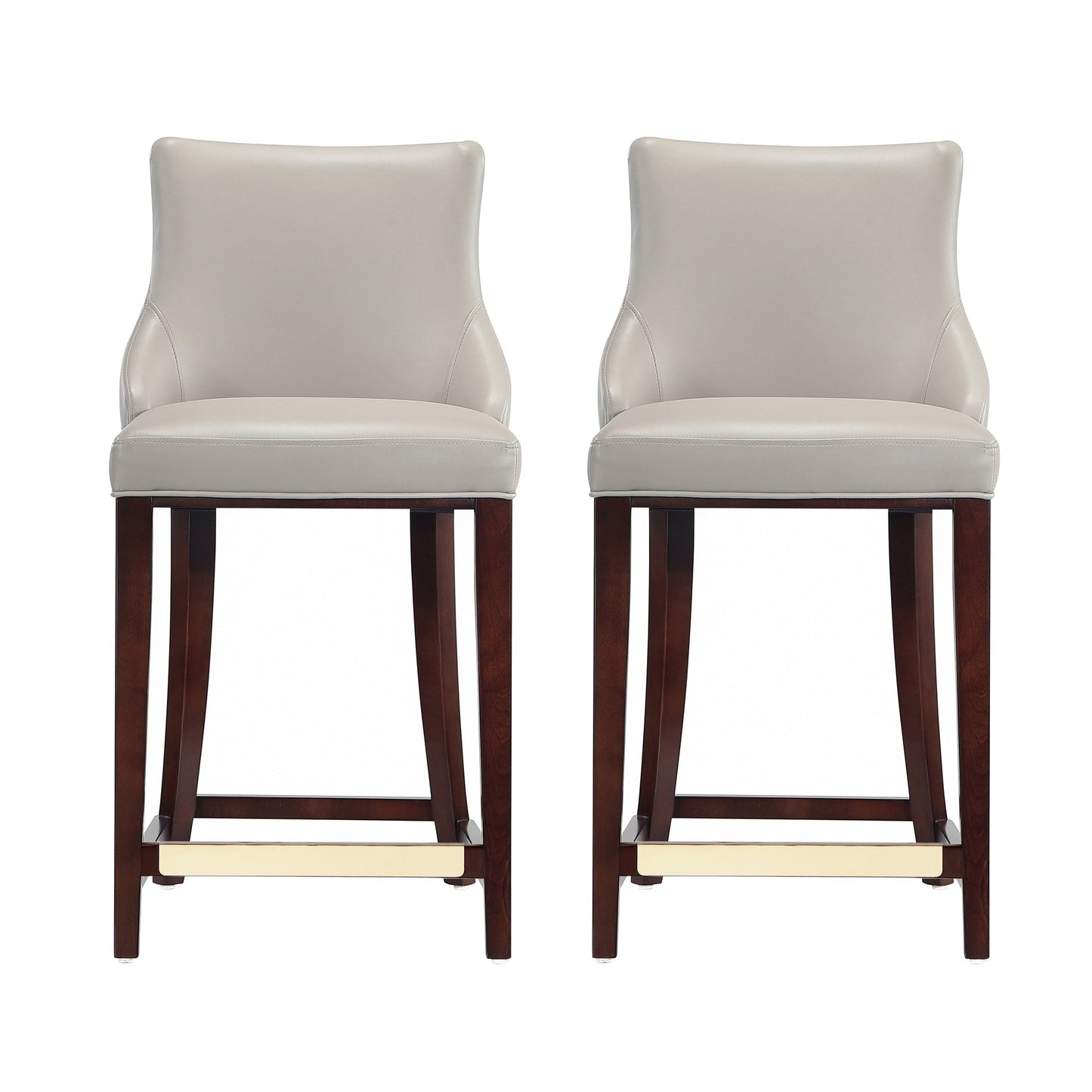 Manhattan Comfort Shubert Counter Stool  - Set of 2