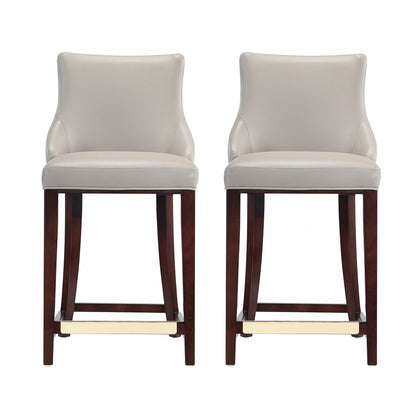 Manhattan Comfort Shubert Counter Stool  - Set of 2