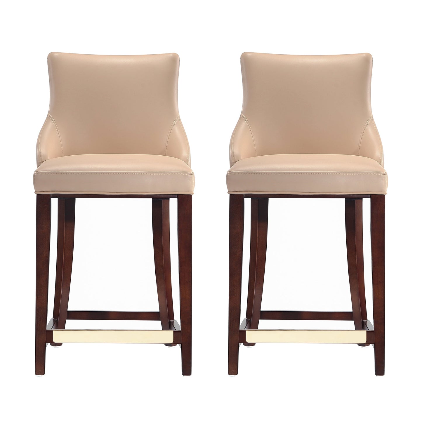 Manhattan Comfort Shubert Counter Stool  - Set of 2
