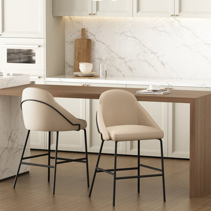 Manhattan Comfort Gracie Counter Stool  - Set of 2