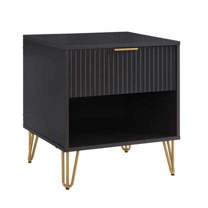 Manhattan Comfort 2-Piece DUMBO Nightstand and Dresser
