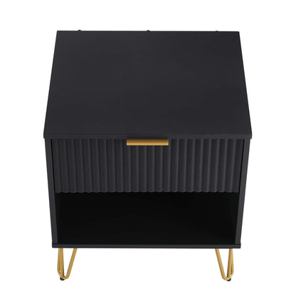 Manhattan Comfort 2-Piece DUMBO Nightstand and Dresser