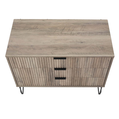 Manhattan Comfort 2-Piece DUMBO Nightstand and Dresser