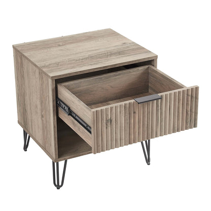 Manhattan Comfort 2-Piece DUMBO Nightstand and Dresser