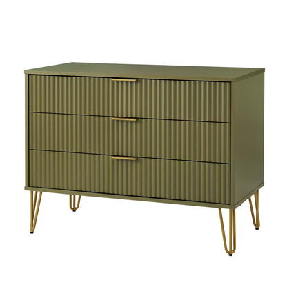Manhattan Comfort 2-Piece DUMBO Nightstand and Dresser