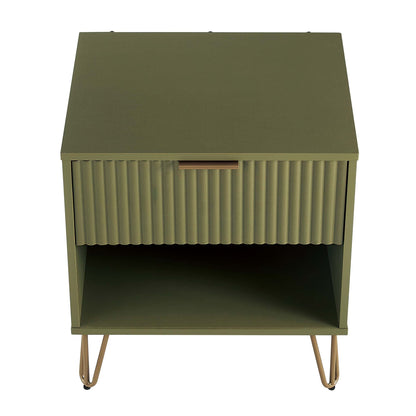 Manhattan Comfort 2-Piece DUMBO Nightstand and Dresser