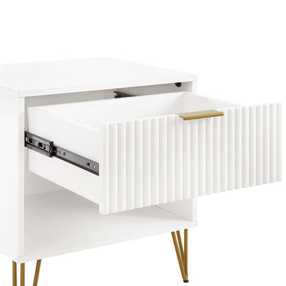 Manhattan Comfort 2-Piece DUMBO Nightstand and Dresser