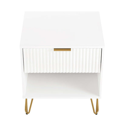 Manhattan Comfort 2-Piece DUMBO Nightstand and Dresser