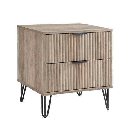 Manhattan Comfort 2-Piece DUMBO Nightstand and Dresser