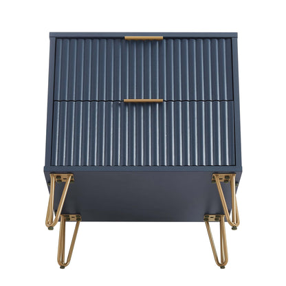 Manhattan Comfort 2-Piece DUMBO Nightstand and Dresser