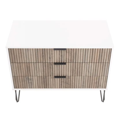 Manhattan Comfort 2-Piece DUMBO Nightstand and Dresser