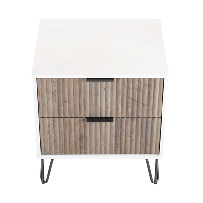 Manhattan Comfort 2-Piece DUMBO Nightstand and Dresser