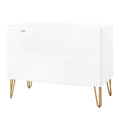 Manhattan Comfort 2-Piece DUMBO Nightstand and Dresser