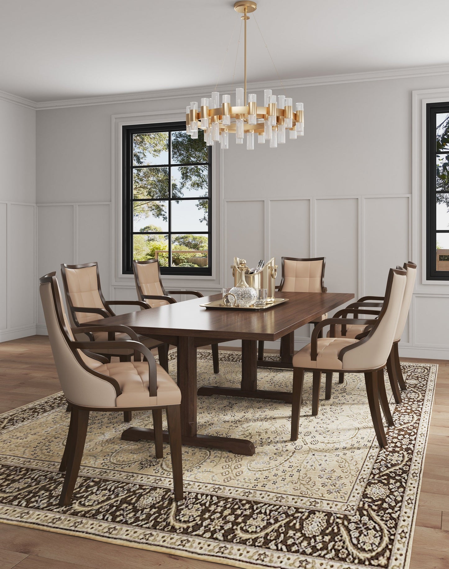 Manhattan Comfort Fifth Avenue Dining Armchair - Set of 2