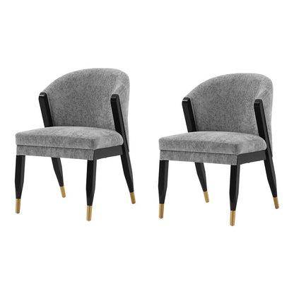 Manhattan Comfort Modern Ola Chenille Dining Chair