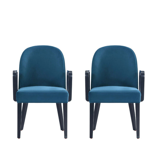 Manhattan Comfort Hillman Dining Arm Chair - Set of 2
