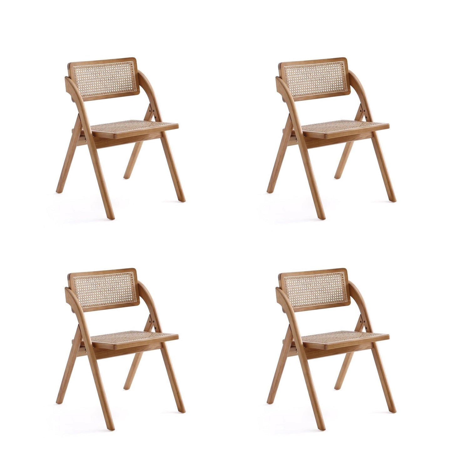 Manhattan Comfort Lambinet Dining Folding Chair - Set of 4