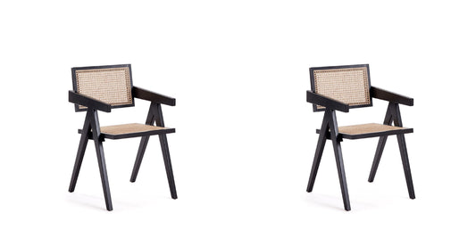 Manhattan Comfort Hamlet Dining Arm Chair - Set of 2