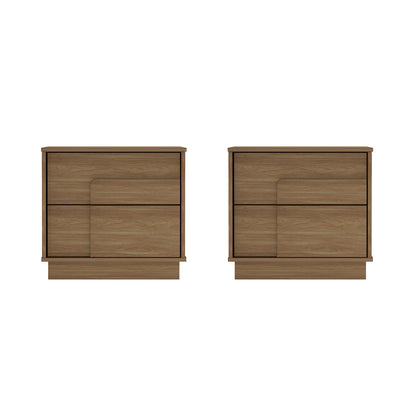 Manhattan Comfort Horizon Nightstand - Set of 2