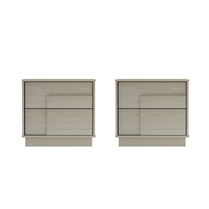 Manhattan Comfort Horizon Nightstand - Set of 2
